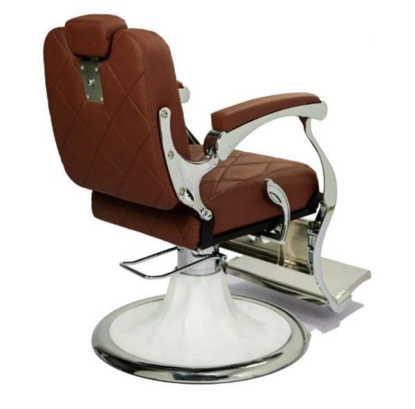Brown Vintage Barber Chair #24 – Premium Comfort & Timeless Design - Image 3
