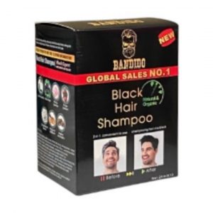 Bandido Natural and Organic Black Hair Shampoo 10x 25 ML