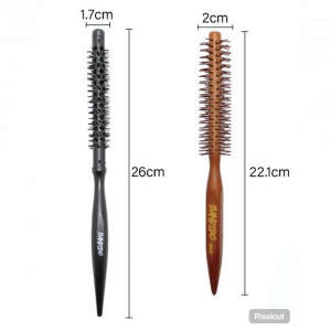 Professional Round Hair Brush – Slim Barrel for Precise Styling